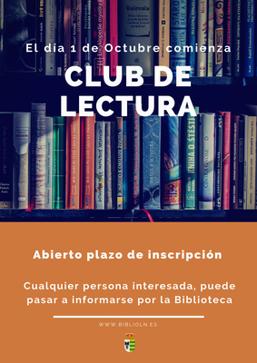 Abierta inscripción al Club de Lectura 2018
