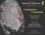 Conferencia criminologia cartel