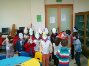 fotos caretas hora del cuento halloween
